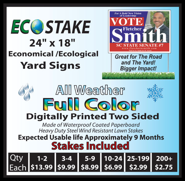 Election 24" x 18" Ecostake Yard Sign